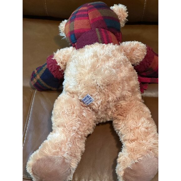 Hugfun Intl St Jude Teddy Bear Plush Scarf Hat Gloves Holiday Stuff Animal Gift - Picture 2 of 5